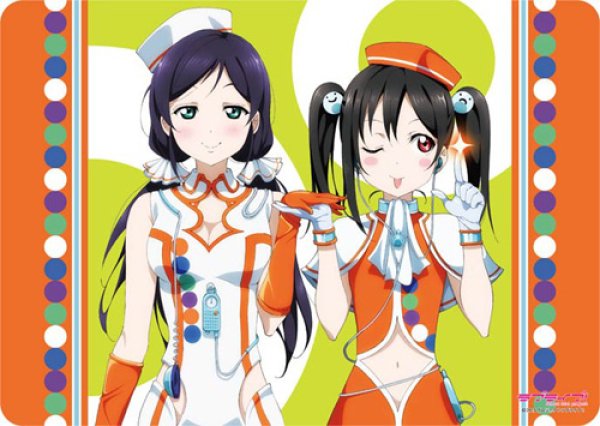 画像1: キャラクター万能ラバーマット ラブライブ！ にこ＆希 (1)