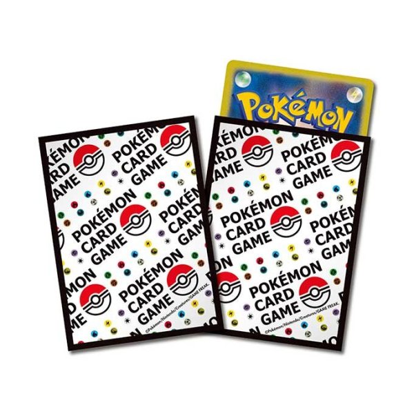 画像1:  【再入荷予約商品】  ポケモンカードゲーム デッキシールド BALL&ENERGY（64枚）（ポイント対象外商品） 【24年9月下旬再入荷】 (1)