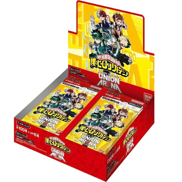 画像1:  【再販予約商品】  UNION ARENA（ユニオンアリーナ） ブースターパック 僕のヒーローアカデミア【UA10BT】BOX（16パック入り） 【24年11月下旬再販】 (1)