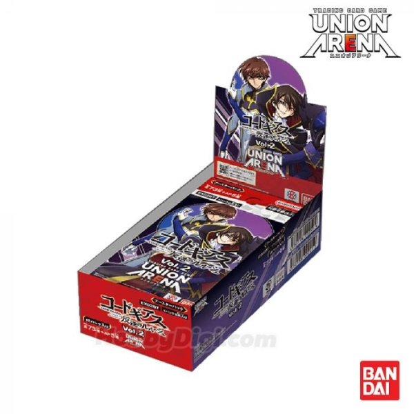 画像1:  【再販予約商品】  UNION ARENA（ユニオンアリーナ） エクストラブースター コードギアス 反逆のルルーシュ【EX02BT】 BOX（12パック入り） 【24年11月下旬再販】 (1)