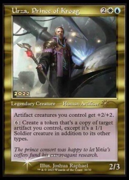 画像1: 【MTG/PR】※Foil※《クルーグ公、ウルザ/Urza, Prince of Kroog》(30周年記念) (1)