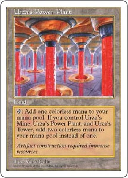 画像1: ※特価※【5ED】《ウルザの魔力炉/Urza's Power Plant》【C】 (1)