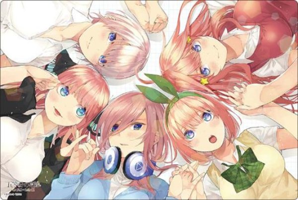 画像1:  【予約商品】  ブシロード ラバーマットコレクション V2 Vol.1500　『五等分の花嫁』 【25年1月24日発売】 (1)