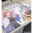 画像2:  【予約商品】  アルマビアンカ　TVアニメ『ささやくように恋を唄う』 ティザービジュアル マルチデスクマット 【25年2月中旬発売】 (2)