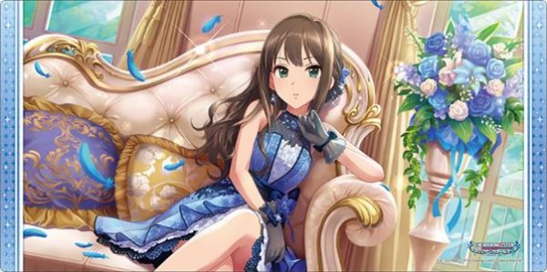 画像1:  【予約商品】  ブシロード ラバーマットコレクション V2 Vol.1528　アイドルマスター シンデレラガールズ『渋谷 凛』エターナルブルームver. 【25年2月21日発売】 (1)