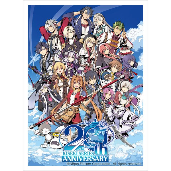 画像1:  【予約商品】  日本ファルコム　スリーブ（英雄伝説 軌跡シリーズ／KISEKI 20TH ANNIVERSARY）（65枚入り） 【25年3月中旬発売】    (1)