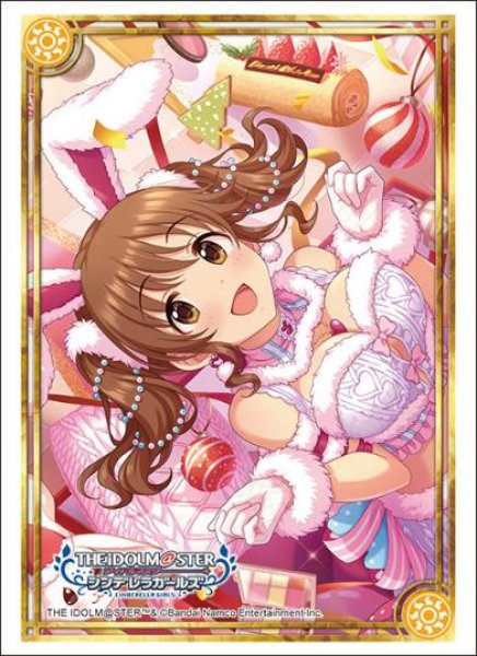 画像1:  【予約商品】  ブシロードスリーブコレクション Vol.4634　アイドルマスター シンデレラガールズ『十時愛梨』メリー・メニー・プレゼントver.（75枚入り） 【25年3月7日発売】 (1)