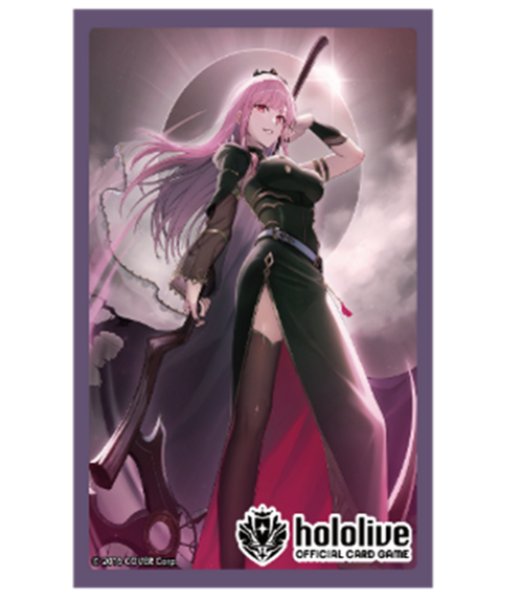 画像1:  【予約商品】  hololive OFFICIAL CARD GAME オフィシャルスリーブ Vol.8 『森カリオペ』（55枚入り） 【25年2月28日発売】    (1)