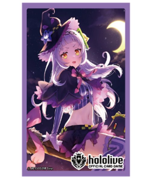 画像1:  【予約商品】  hololive OFFICIAL CARD GAME オフィシャルスリーブ Vol.5 『紫咲シオン』（55枚入り） 【25年2月28日発売】    (1)