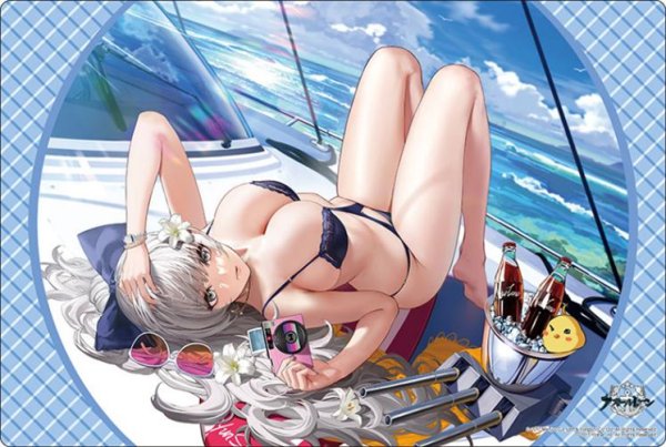 画像1:  【予約商品】  ブシロード ラバーマットコレクション V2 Vol.1577　アズールレーン『ヴィットリオ・ヴェネト』ラスペツィアの花ver. 【25年3月14日発売】 (1)