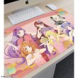 画像2:  【予約商品】  アルマビアンカ　アイカツ！ 10th STORY 〜未来へのSTARWAY〜 描き下ろし 集合 チャイナドレスver. マルチデスクマット 【25年3月下旬発売】 (2)