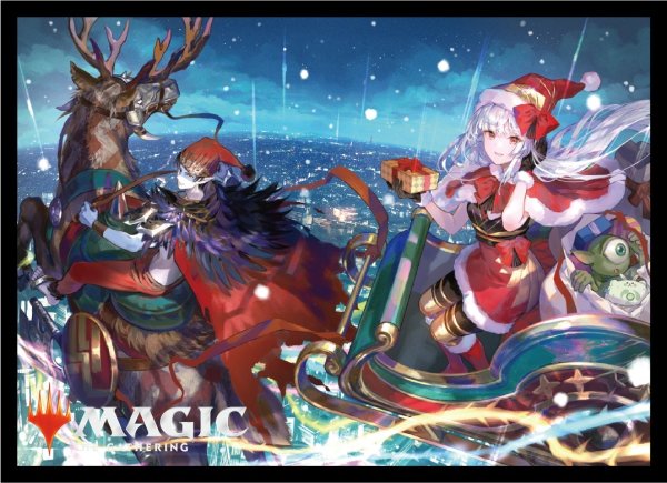 画像1: MTG マジック：ザ・ギャザリング 放浪皇のクリスマスキャンペーン スリーブ（20枚入り）    (1)