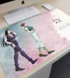 画像2:  【予約商品】  アルマビアンカ　HUNTER×HUNTER 描き下ろし ヒソカ&イルミ 歩みver. マルチデスクマット 【25年6月上旬発売】 (2)