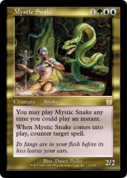 画像1:  ※数量限定SALE品／傷有品※  【APC】※Foil※《神秘の蛇/Mystic Snake》【S】 (1)