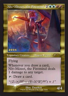 MTG プロモーションカード 【MTG/PR】※Foil※《火想者ニヴ＝ミゼット/Niv-Mizzet, the Firemind》