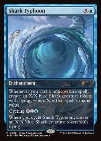 画像1: 【BLB/StoreCS】※Foil※《サメ台風/Shark Typhoon》 (1)