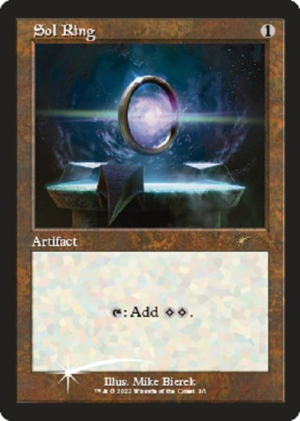 画像1: 【MTG/PR】※Foil※《太陽の指輪/Sol Ring》(旧枠プロモ) (1)