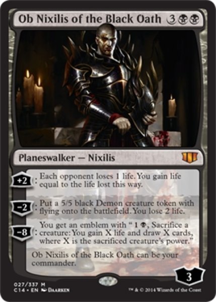 MTG 多人数戦セット 【C14】《黒き誓約、オブ・ニクシリス/Ob Nixilis