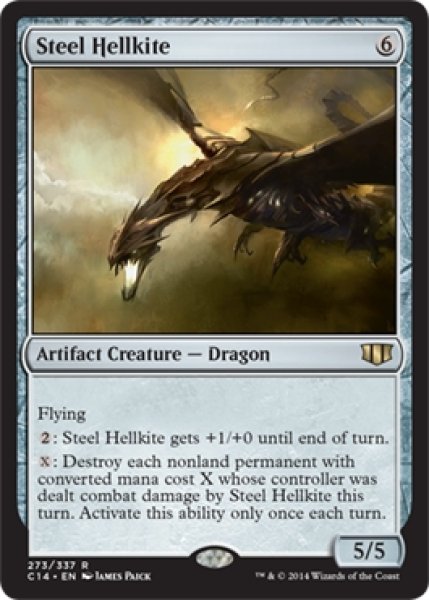 MTG 多人数戦セット 【C14】《鋼のヘルカイト/Steel Hellkite》【R】