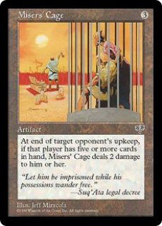 MTG モダン 【MM3】※Foil※《墓掘りの檻/Grafdigger's Cage》【R】