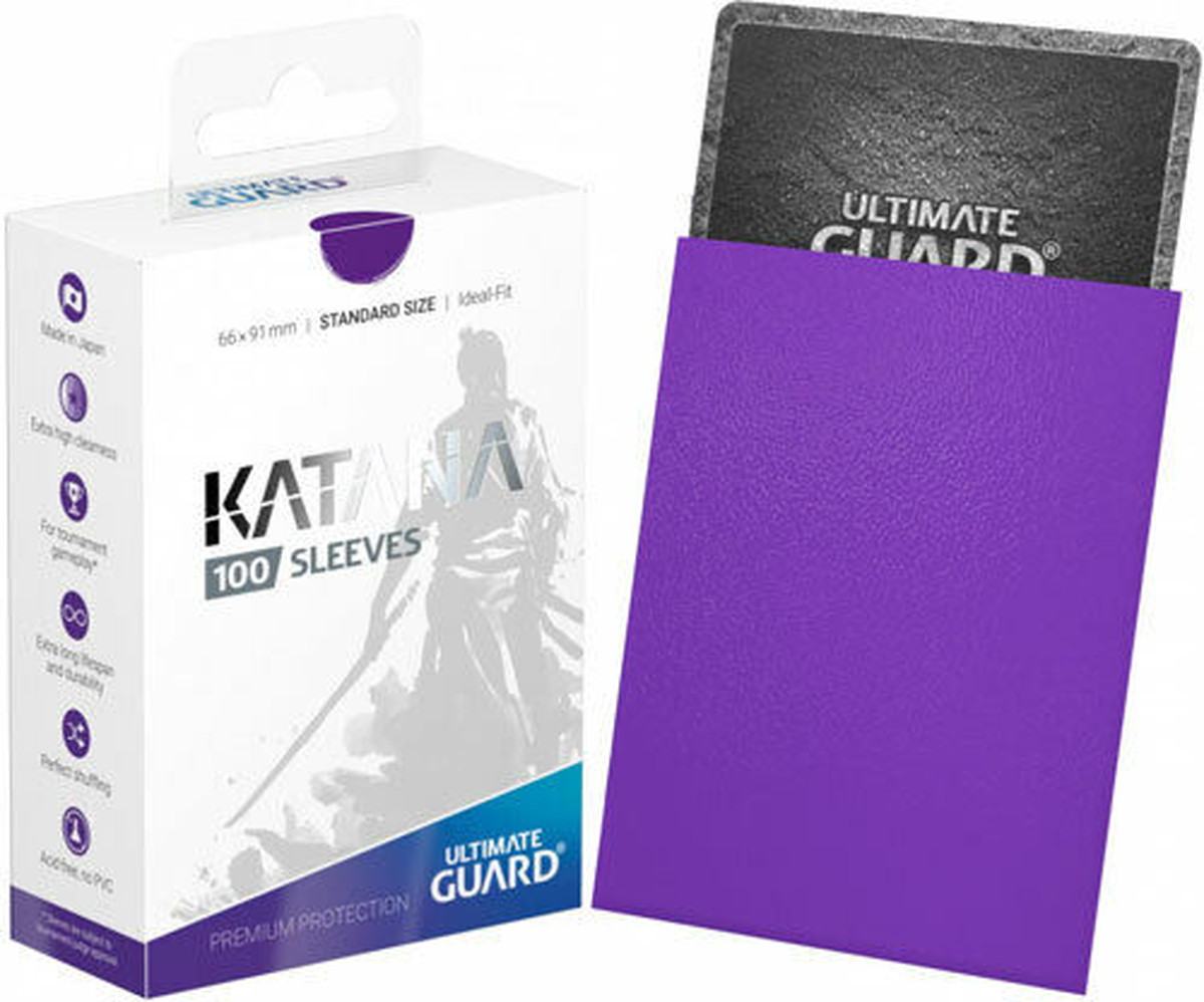 サプライ Ultimate Guard スタンダード サイズ KATANAスリーブ 紫色