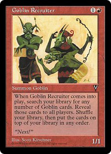 VIS】《ゴブリン徴募兵/Goblin Recruiter》【U】 - PROJECT CORE 1号店